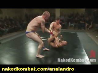 Four Wrestlers Fight and Fuck in Front of a Live Audience